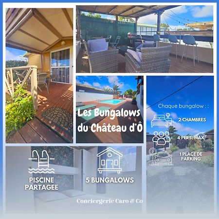 Les Bungalows Du Chateau D'O Petite Île المظهر الخارجي الصورة